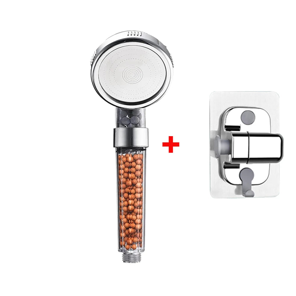 High pressure filtered shower head