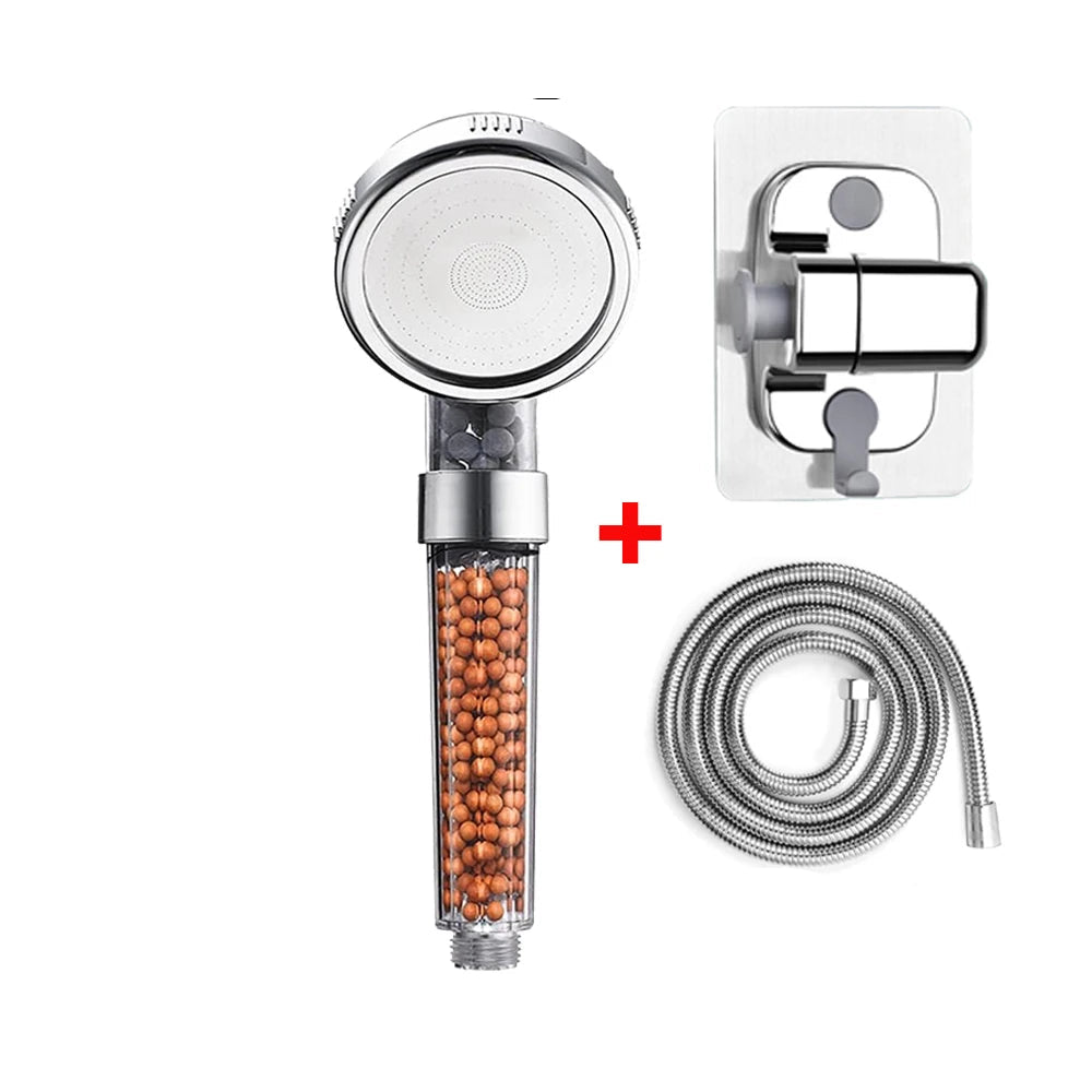 High pressure filtered shower head
