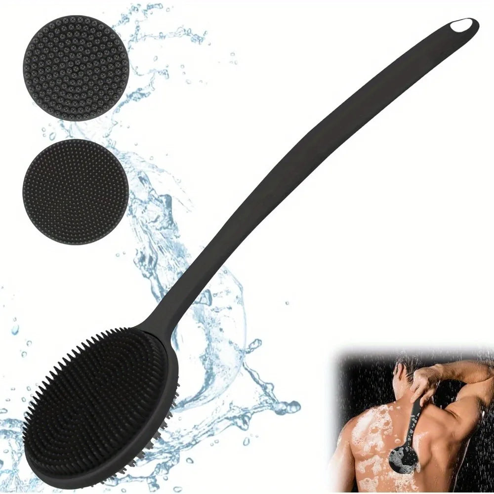 Silicone back scrubber brush