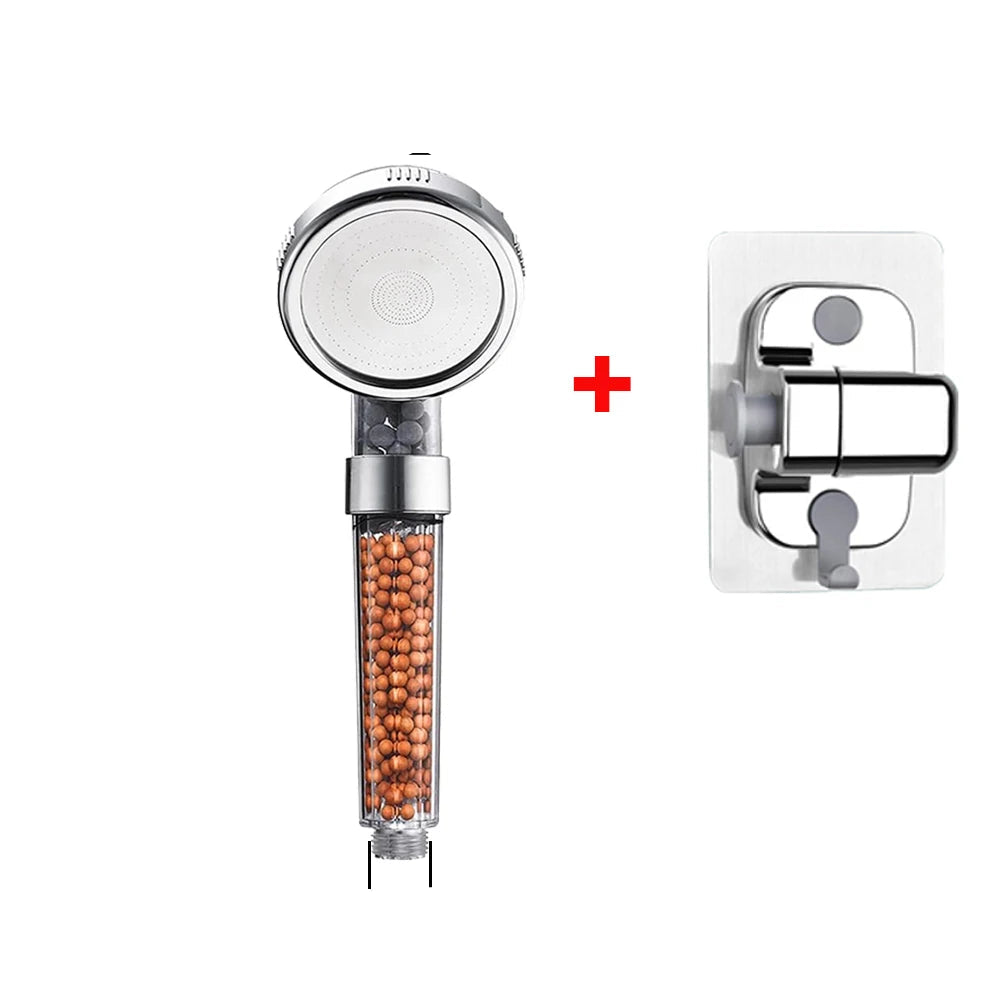 High pressure filtered shower head